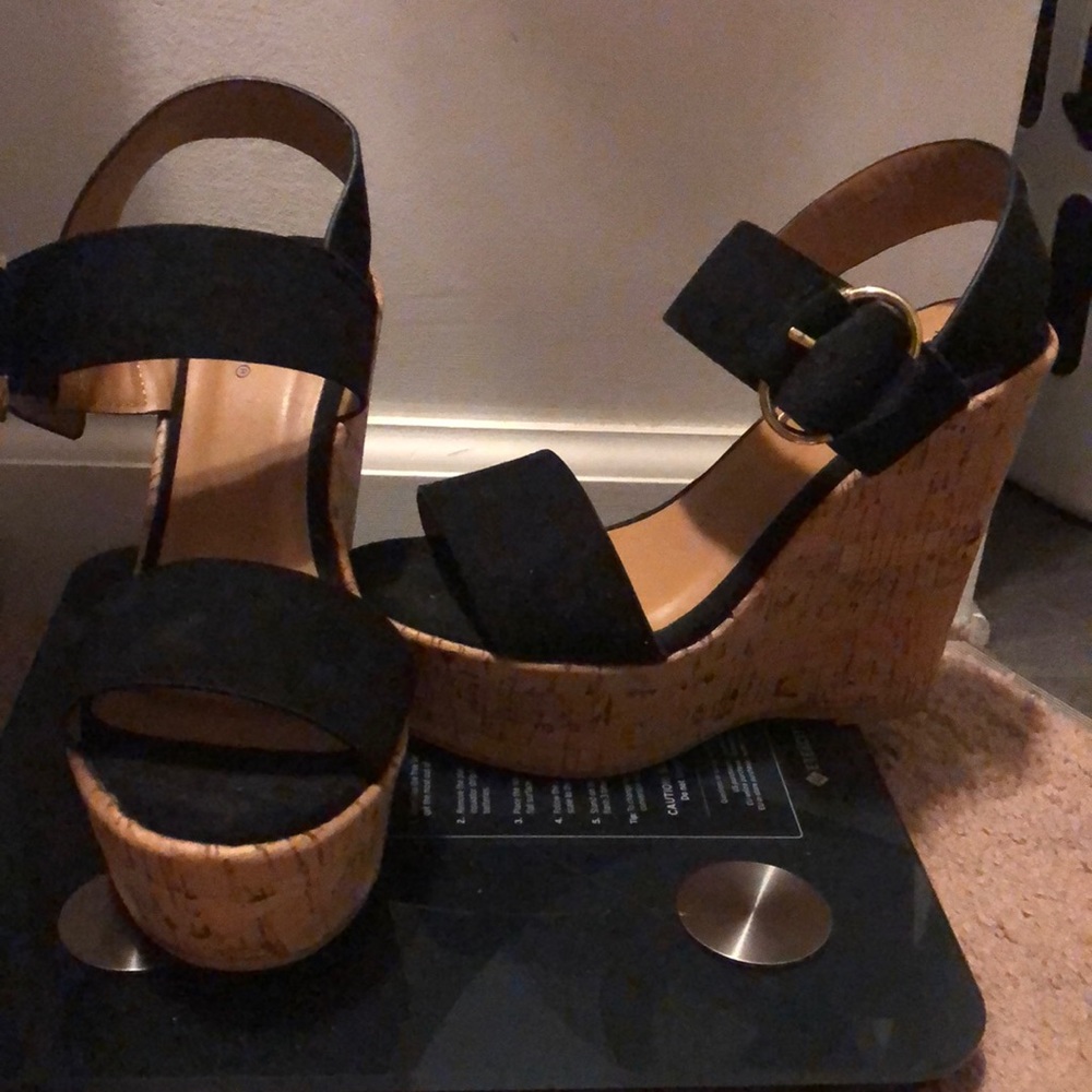 Brand new never worn wedge sandals